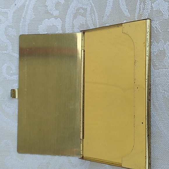 BMW Vintage Gold Business Card Case - Picture 5 of 5